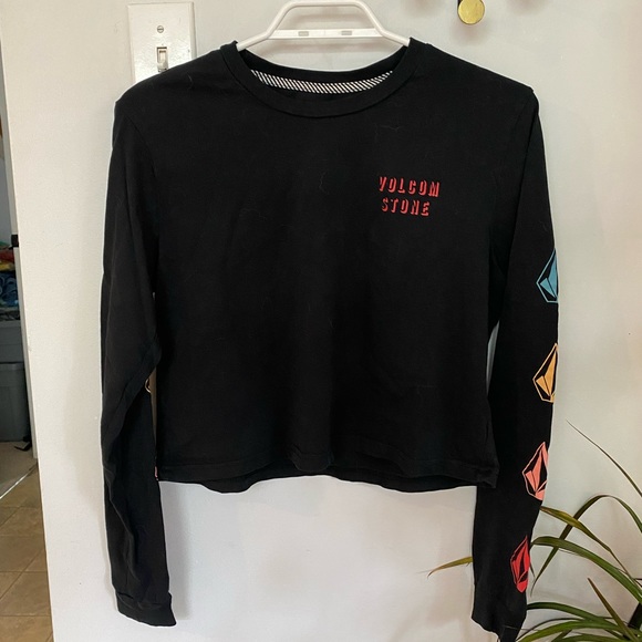 Volcom Stone Long Sleeve Cropped Top - Picture 2 of 4